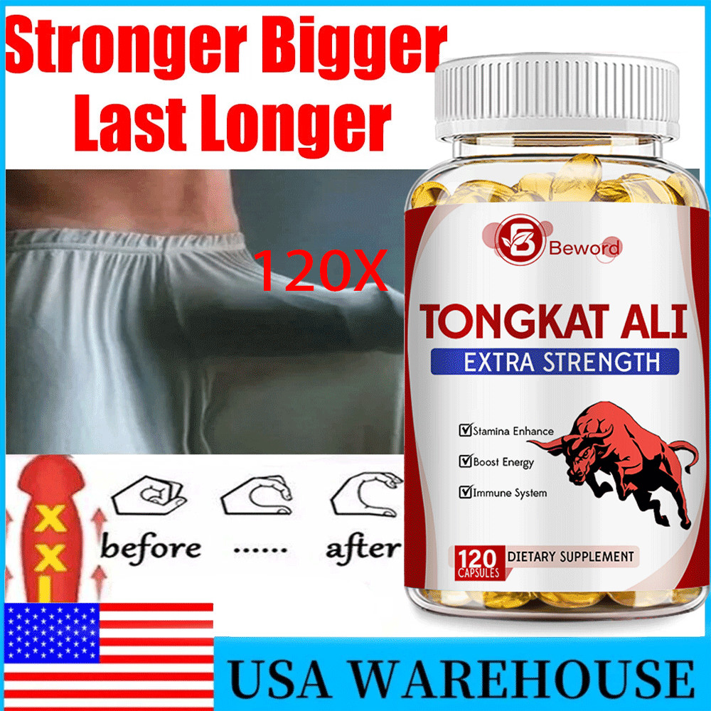 120 Capsules 3450MG Tongkat Al LONGJACK GRADE A STRONGEST ROOT EXTRACT 200:1