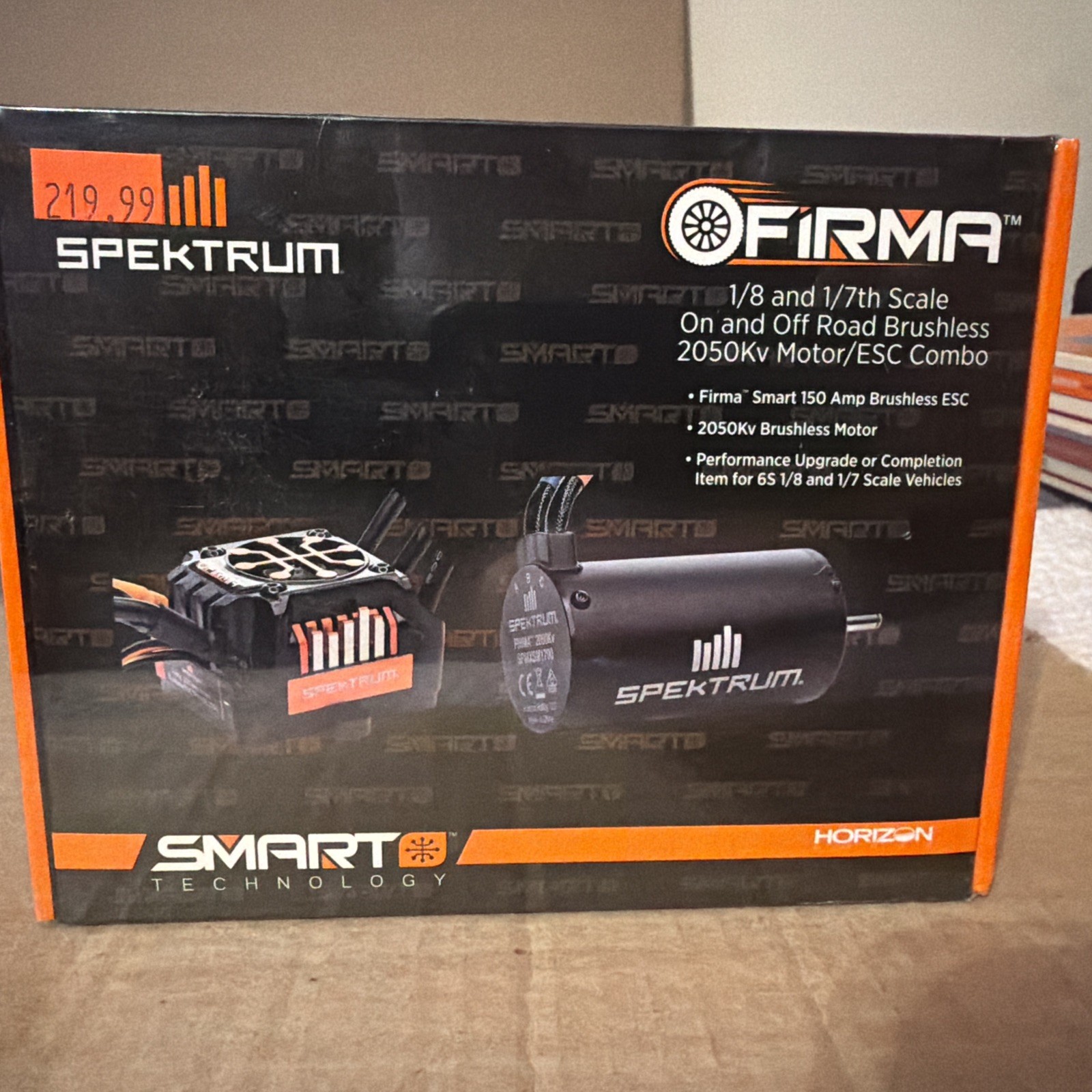 Spektrum SPMXSEMC05 Firma 150A ESC 2050KV Motor Combo For 1/7, 1/8 On & Off Road