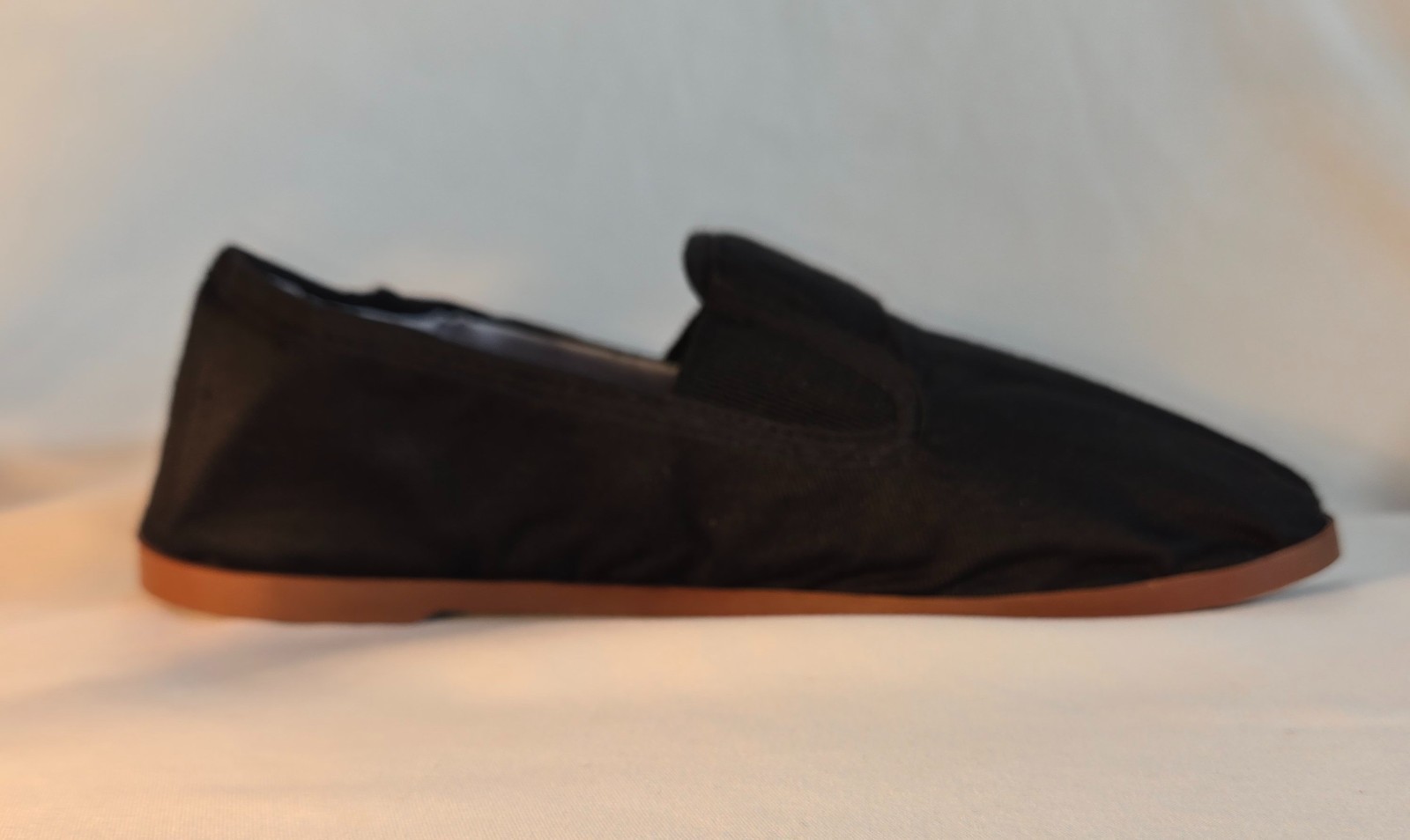 Kung Fu Shoes Lot of 5 Black Slip-On Men's Size 5/Women's Size 6 Rubber Sole