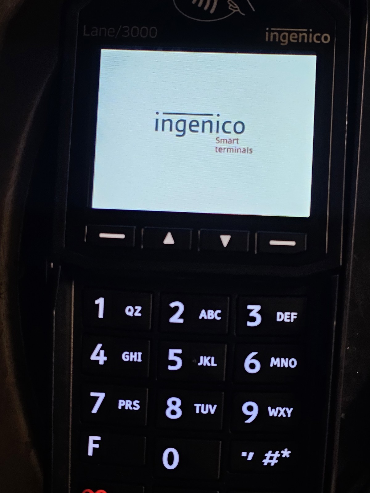 Ingenico lane 3000 Payment Terminal/Credit Card Touch POS + USB & Power  Supply
