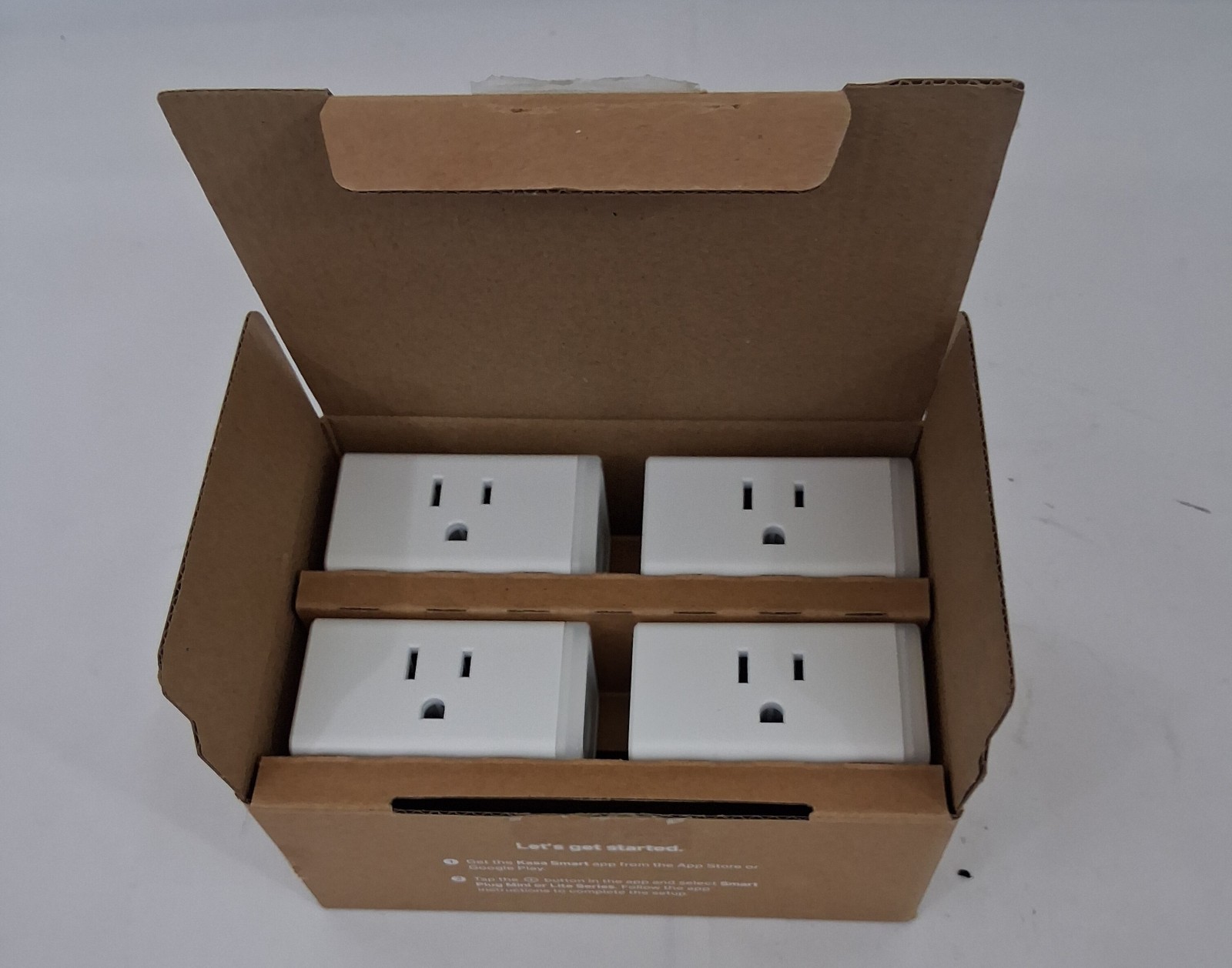 TP-Link Kasa Smart Wi-Fi Plug Mini (4-Pack) Model HS103P4 - NEW Open Box