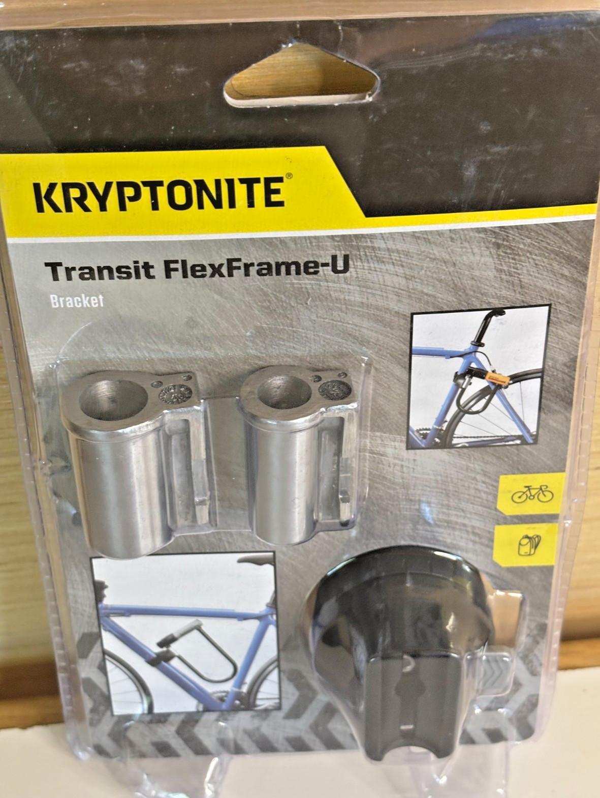 Kryptonite Transit FlexFrame-U Lock Bracket Bicycle Lock Frame Mount