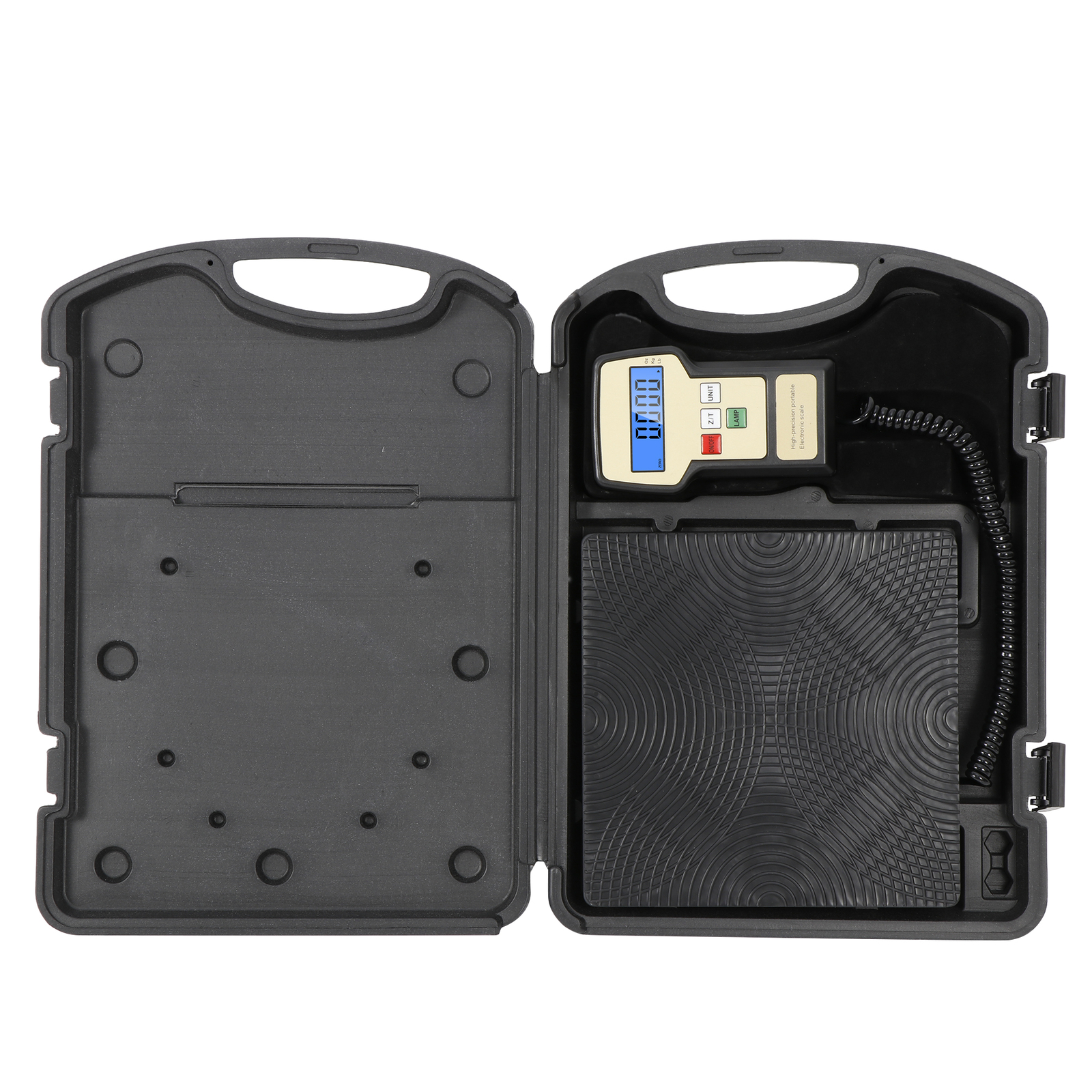 220 lbs Electronic Refrigerant Charging Digital Weight Scale with Case for HVAC