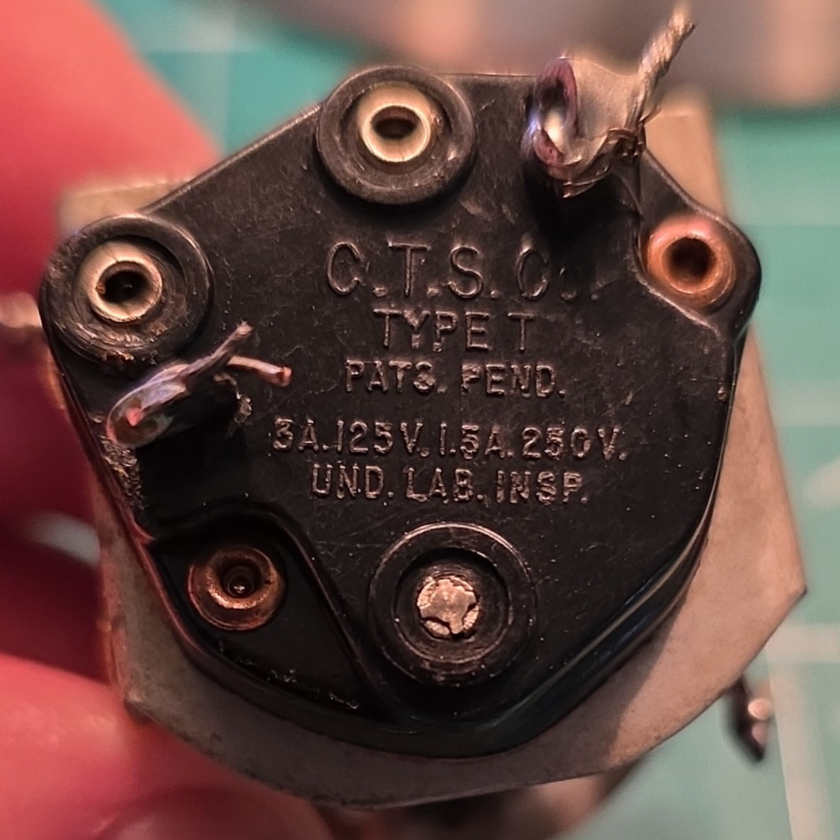 Vintage Rotary Switch Assembly manufactured by CTS Chicago Telephone Supply
