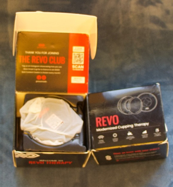 REVO Smart Cupper Red Light Heat Cupping Device | Deep Tissue Suction Massager