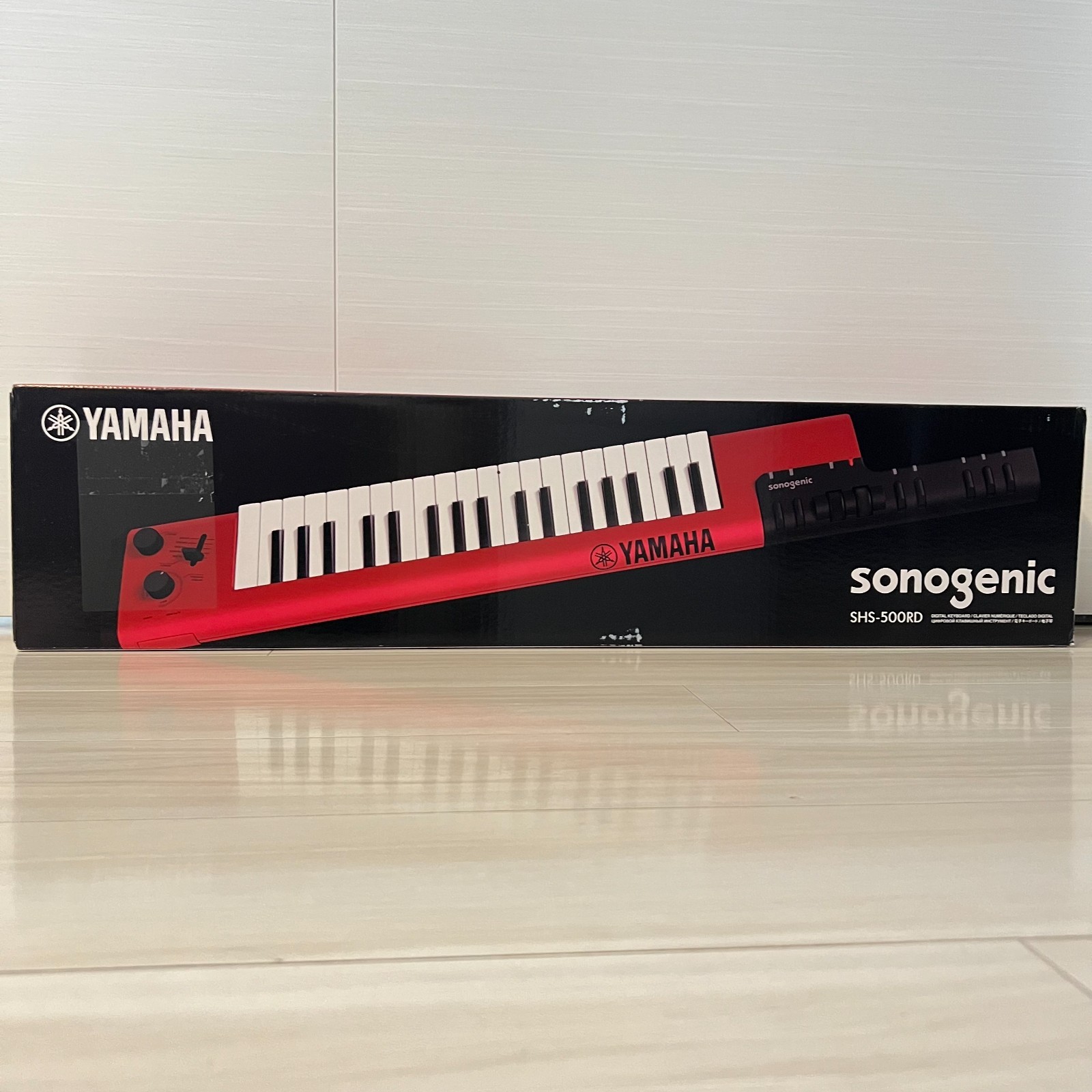 Yamaha SHS-500 Sonogenic 37-Key Keytar Red Bluetooth MIDI Shoulder Keyboard New