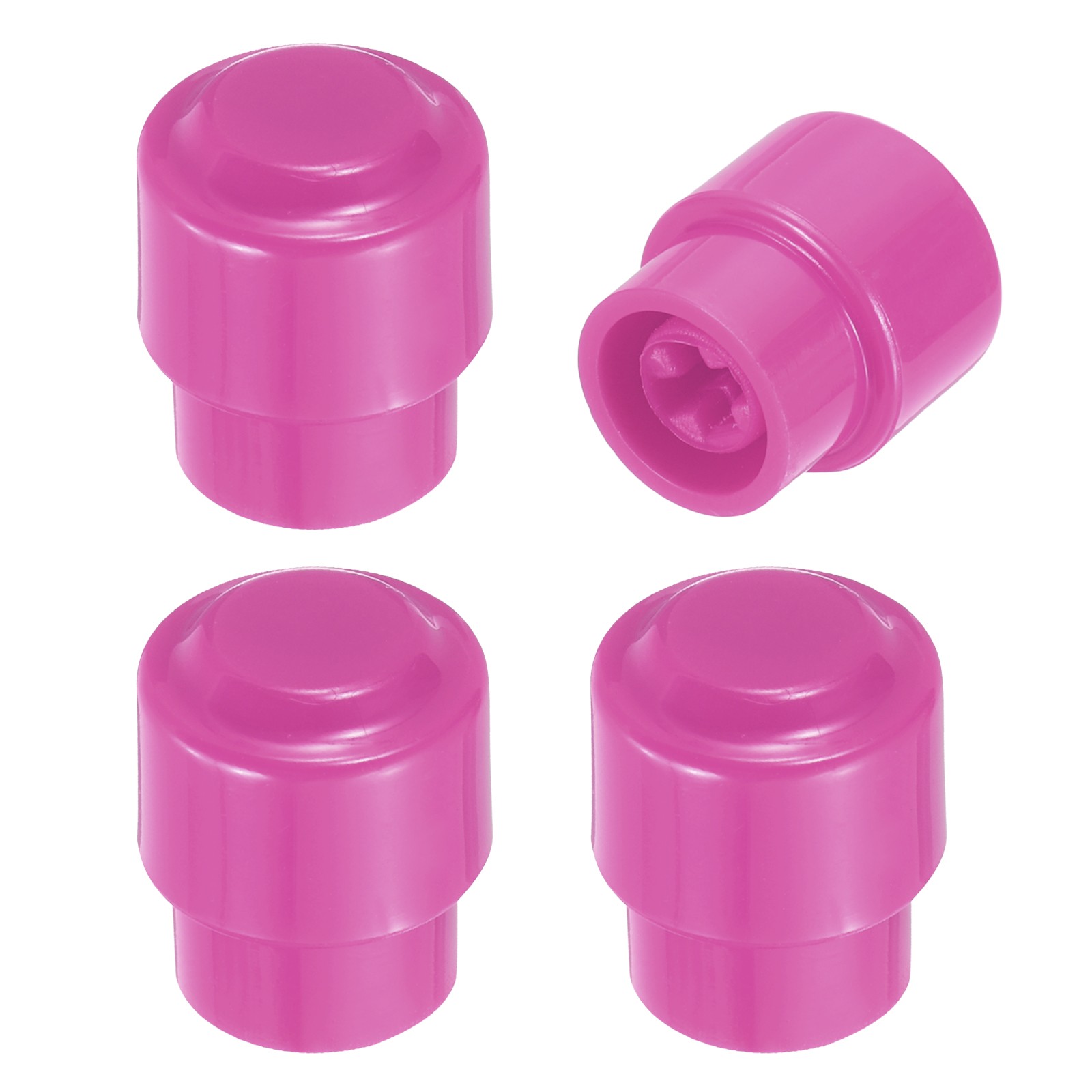 4Pcs Guitar 3/5 Way Pickup Switch Tip Plastic Cross-Slot Knob Tip, Purple
