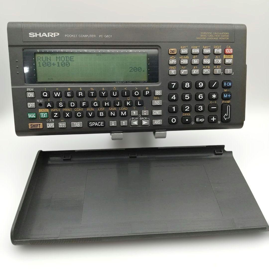 Sharp PC-G801 Pocket Computer Calculator CASL Tested Working Japan