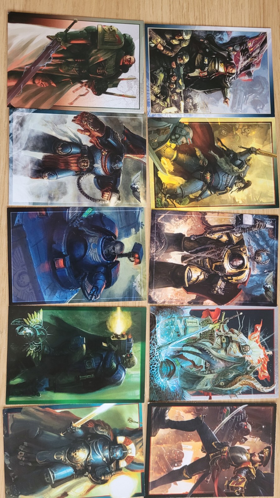warhammer 40k trading cards