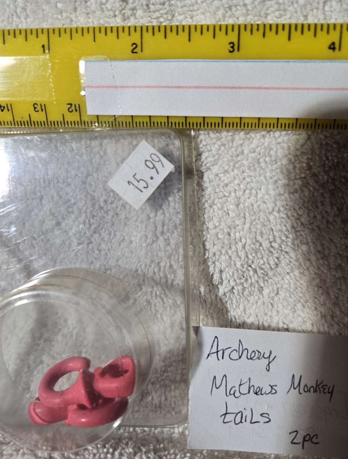 Mathews Monkey Tails - Red - 2 Pieces In pk