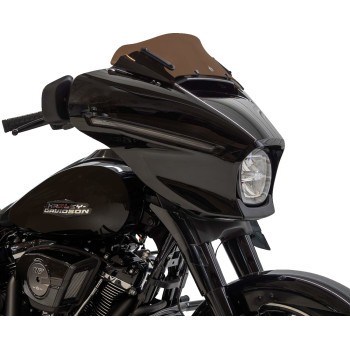Klock Werks KWW-01-0747 Kolor Flare Windshield - 6.5in. - Bronze Brown
