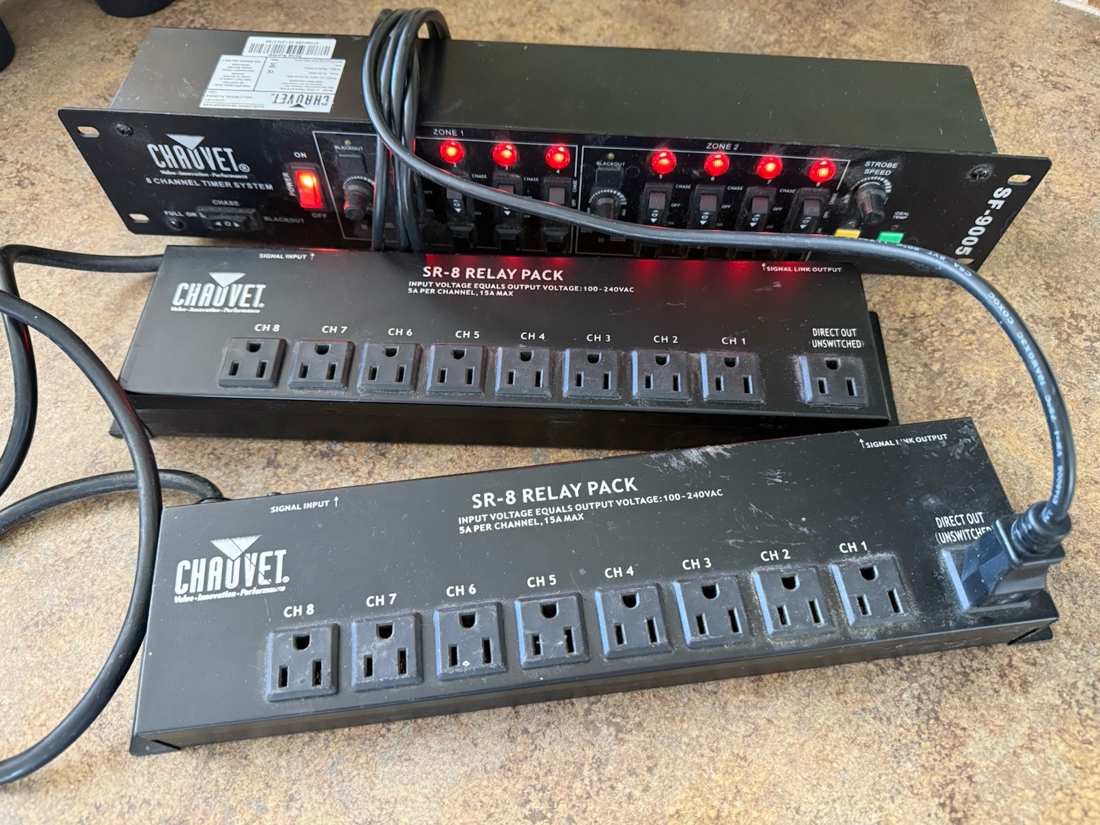 Chauvet SF-9005 DJ Timer System Package READ
