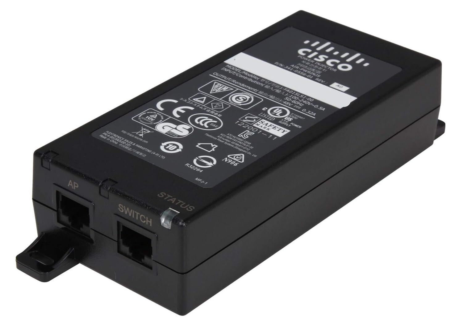 Cisco 341-0556-01 Rev: A0 POE Injector AIR-PWRINJ5 FALS1-00