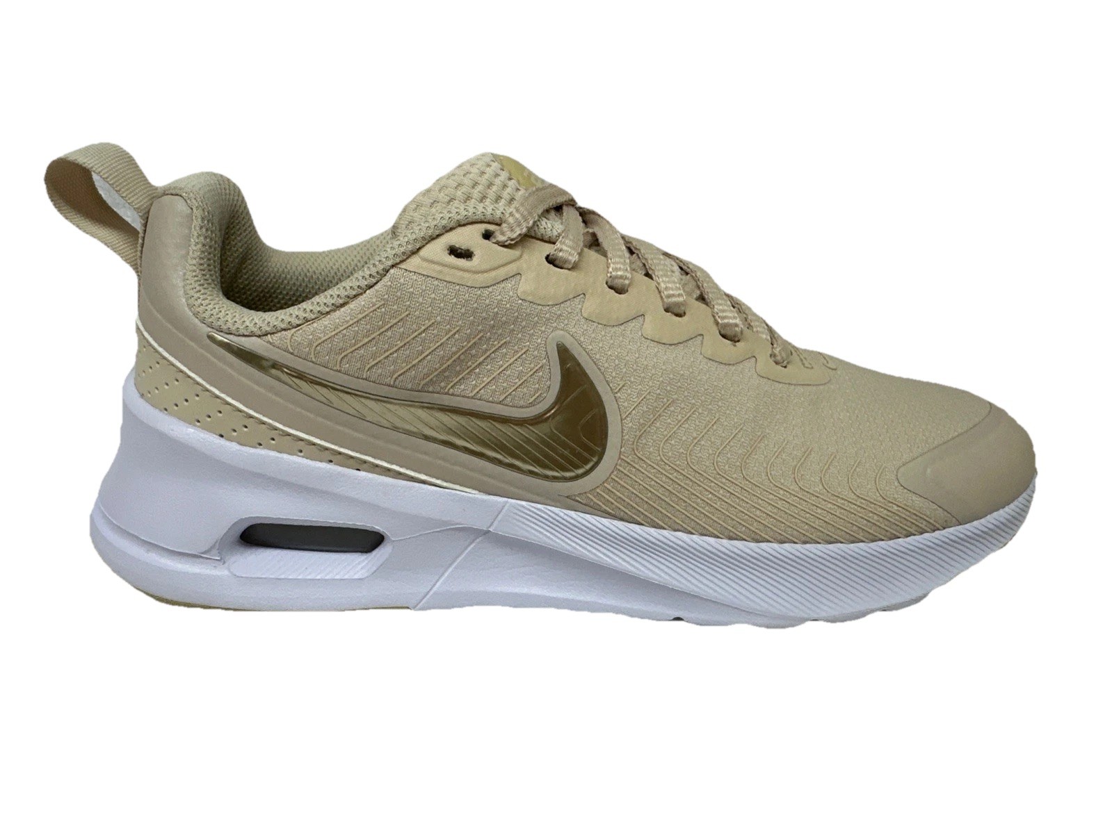 Nike Air Max Nuaxis Womens 7.5 Sanddrift White Running Shoes HF1233-105