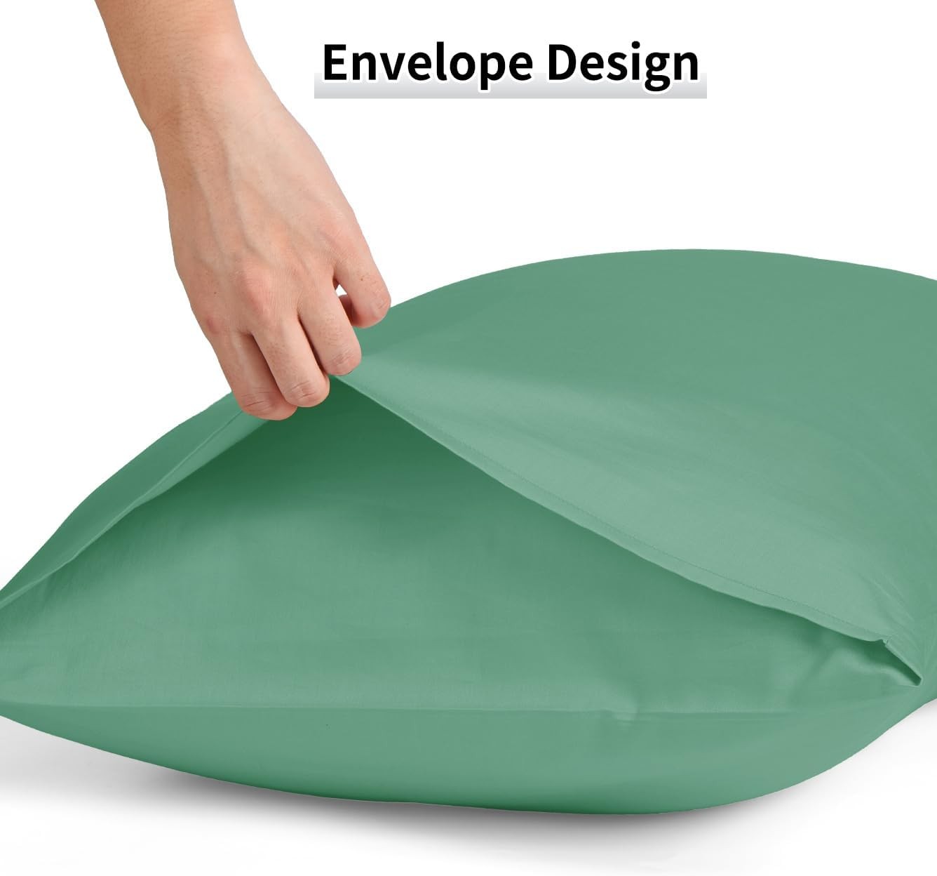 Size 2-piece set, 600 thread count pillowcase, size 20x26 inches,