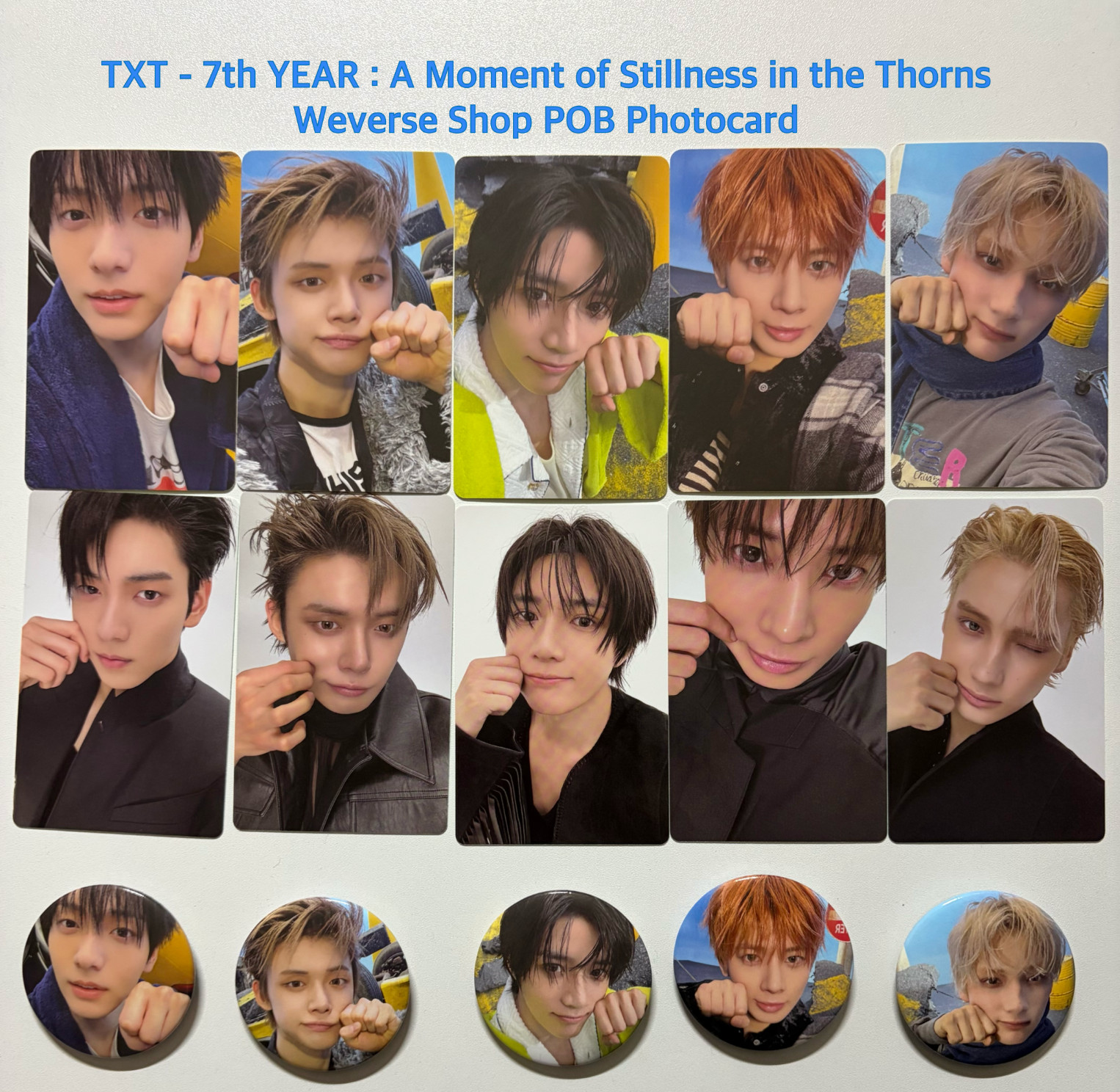 [TXT] A Moment of Stillness in the Thorns Weverse Shop POB Photocard