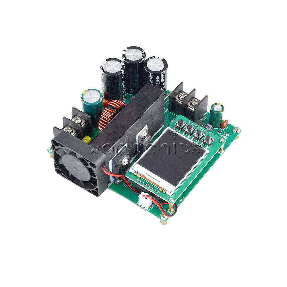 DC9V~60V 900W 15A CNC LCD Display Constant Current Voltage DC Boost Module New