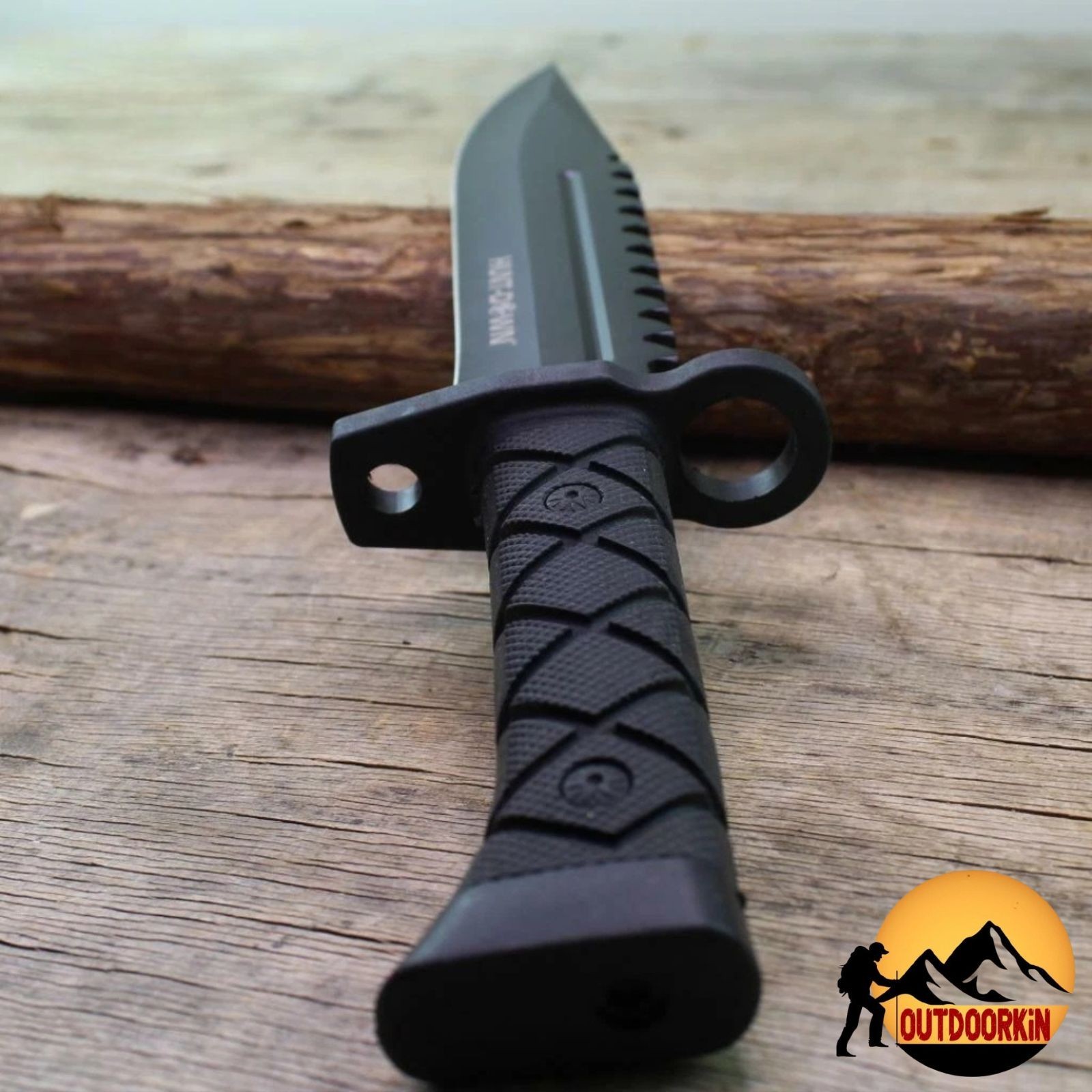 13.5" MILITARY Tactical Combat BOWIE Knife FIXED BLADE Hunting SURVIVAL + Sheath