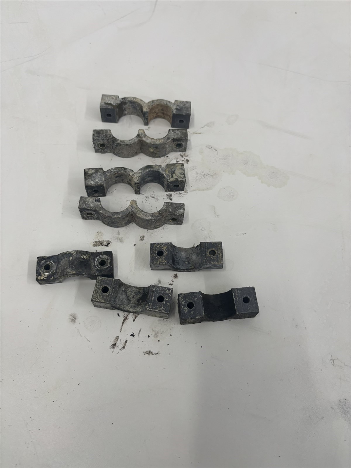 Cessna 210 A Rudder Bar Clamps bearings 0411263-5 0411263-6 0411264-5 0411264-6