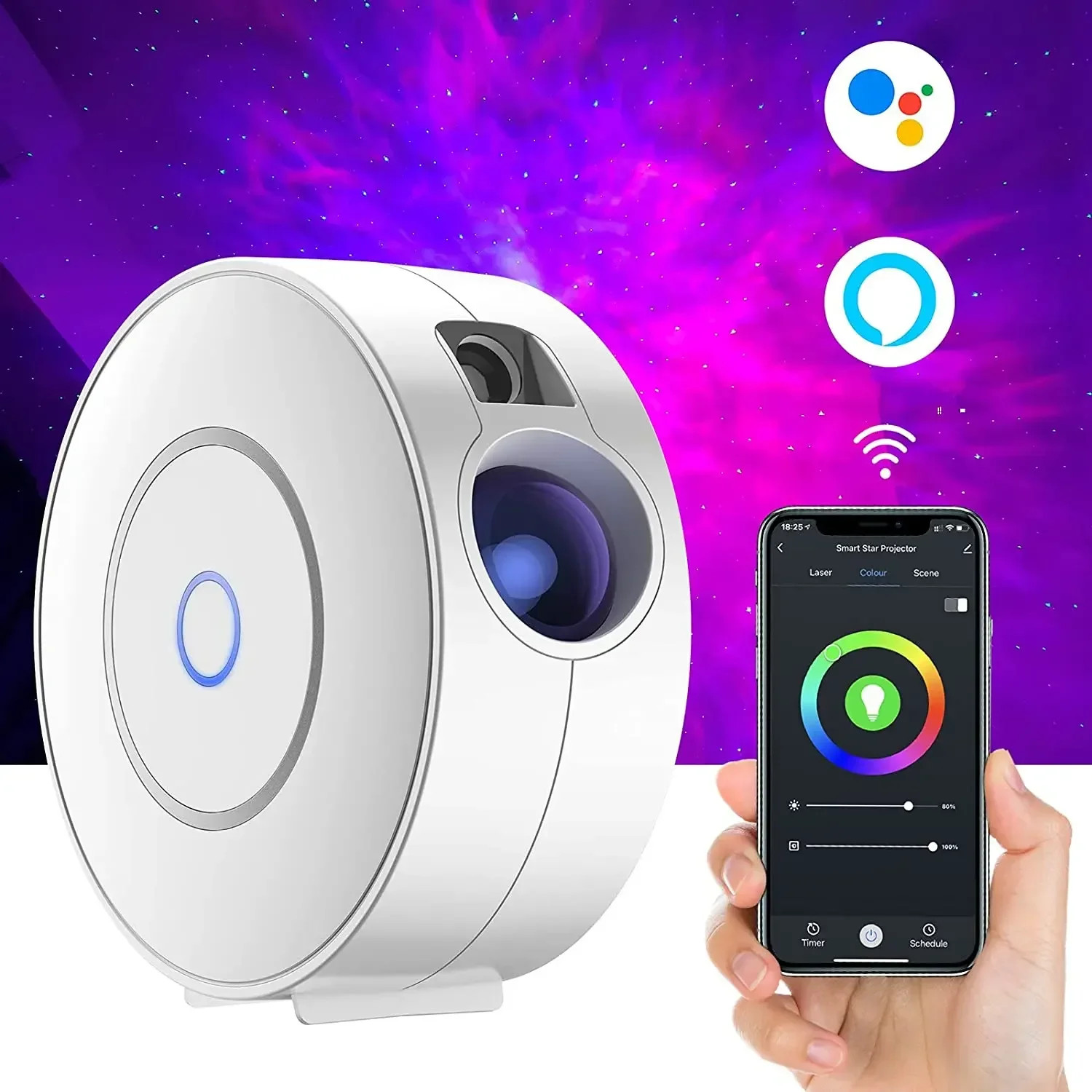 Starry Sky Projector WiFi Smart Home Automation Galaxy