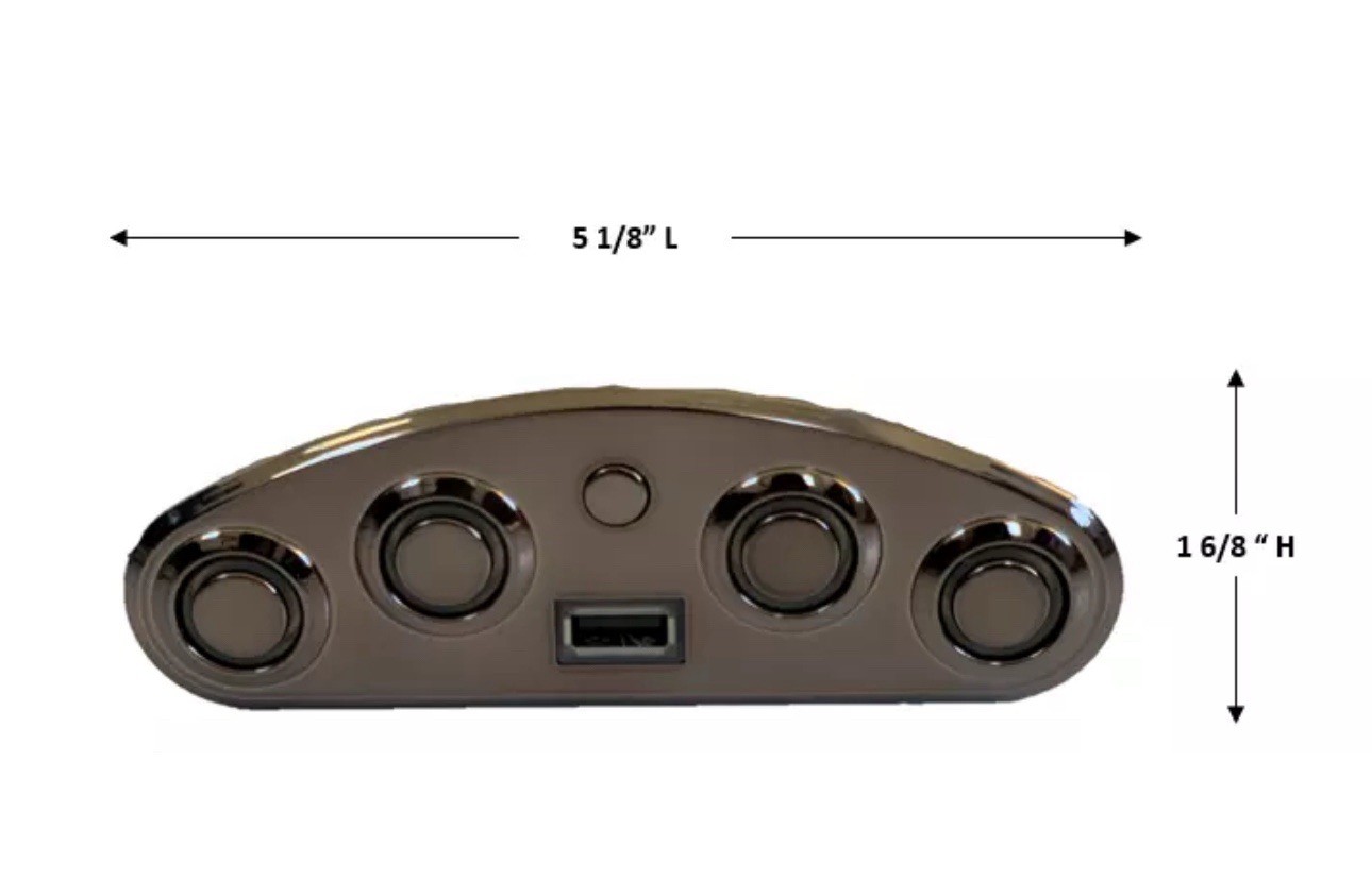 Mulin MLSK35-D2 (L) 5 Button 5 Pin Hand Control for Power Recliner Lift Chairs