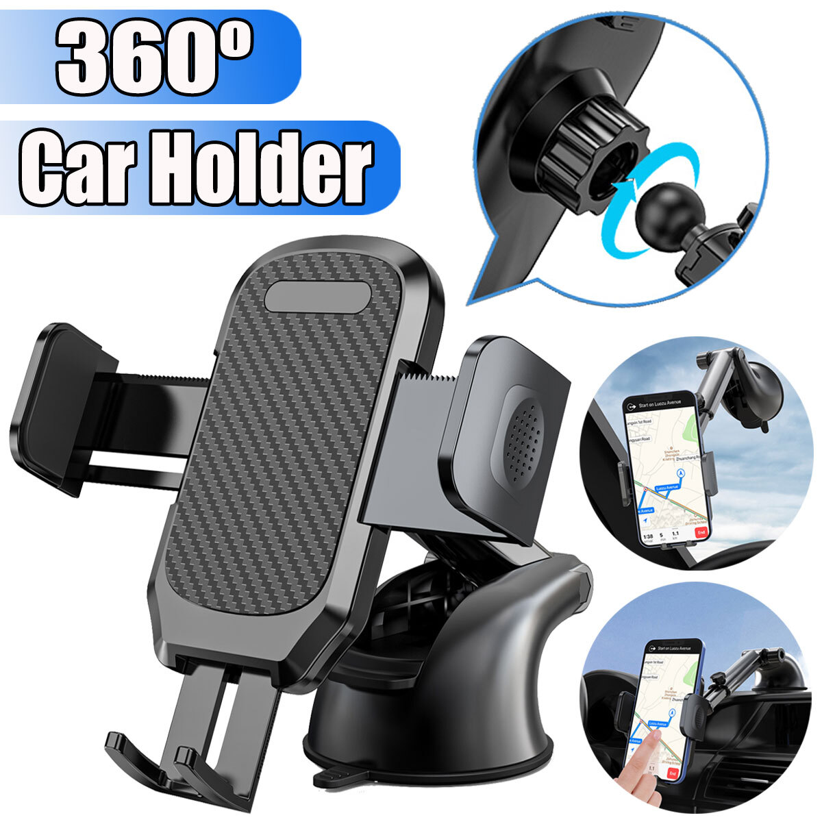 Dashboard Windshield Car Mount Phone Holder For Apple iPhone 17 Pro Max 17e Air