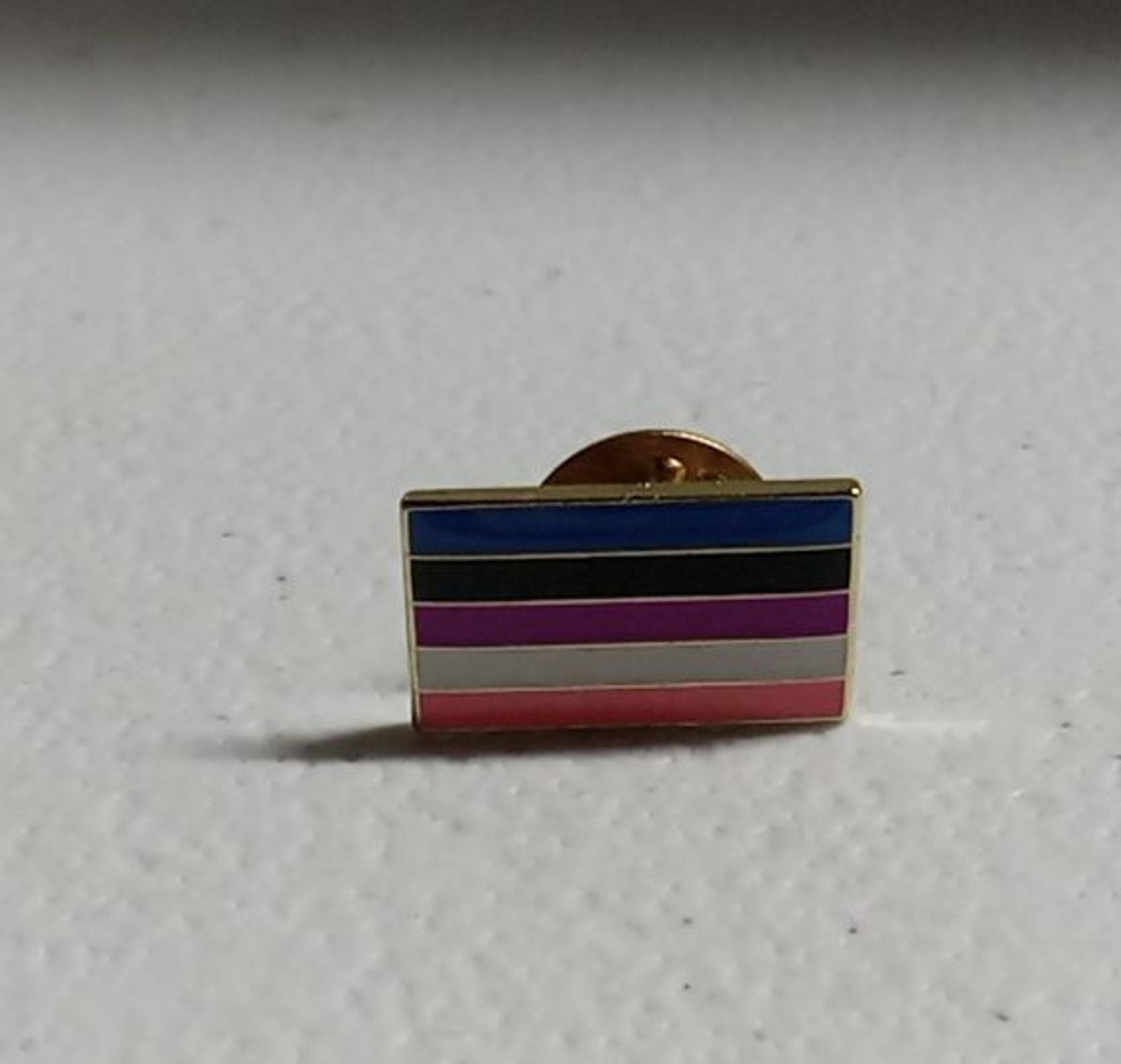 Genderfluid Flag Lapel Pin 1"