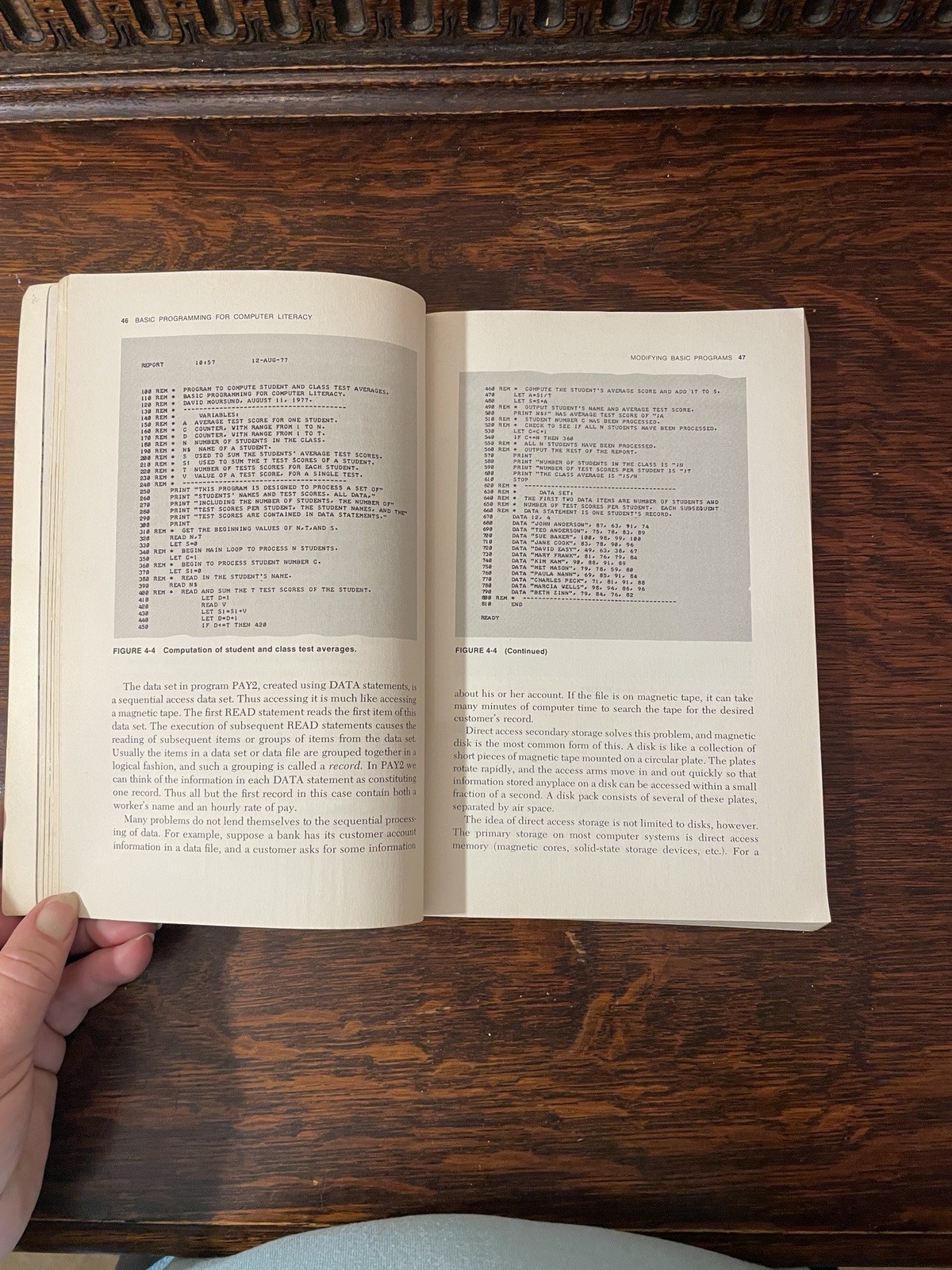 Vintage 1978 Basic Programming For Computer Literacy Paperback Book