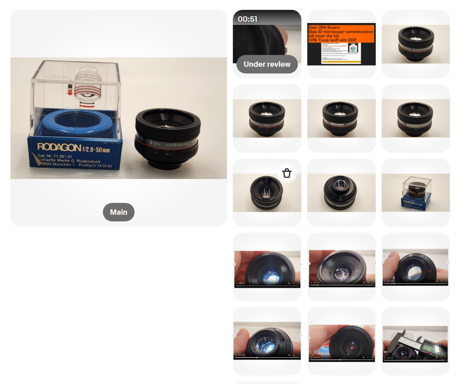 *Mint* Rodenstock Rodagon 50mm f/2.8 Enlarging lens M39 34482