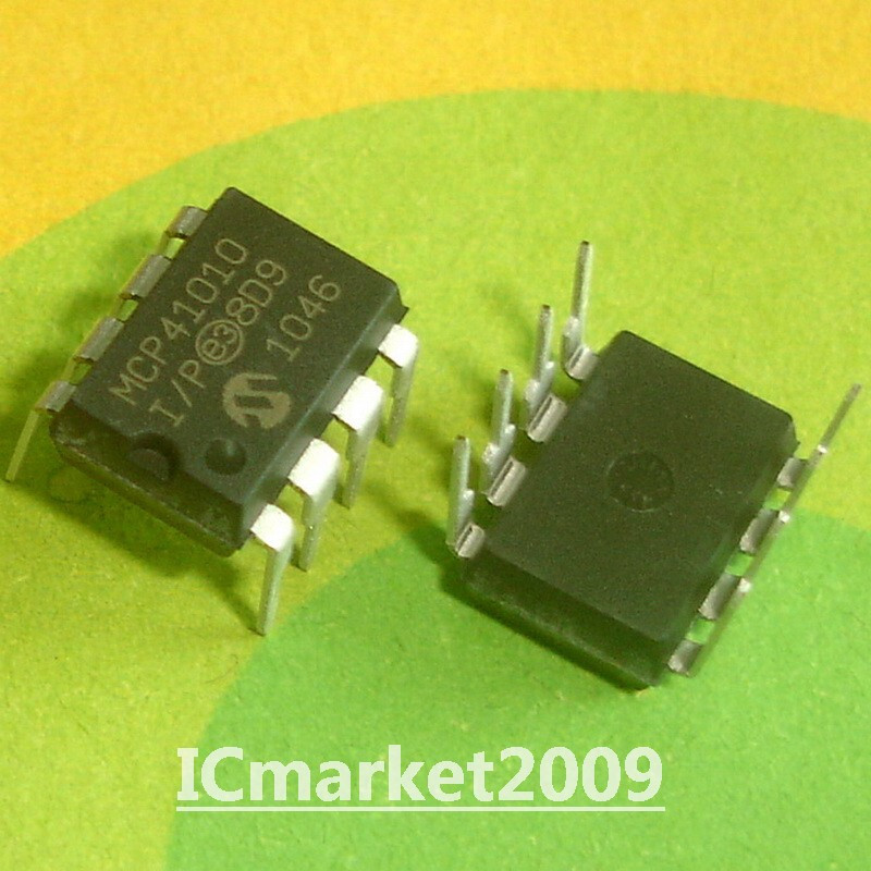 1 PCS MCP41010-I/P DIP-8 MCP41010 Single/Dual Digital Potentiometer Chip IC