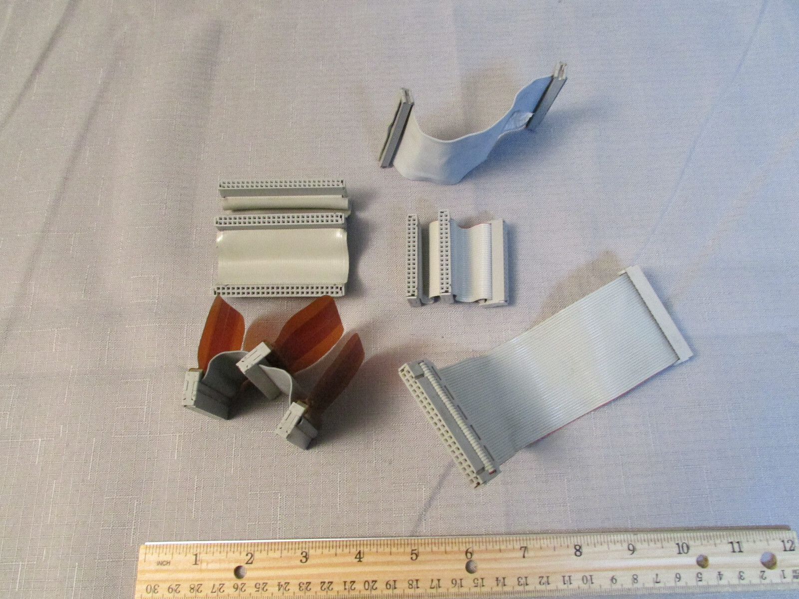 (5) Assorted LeCroy Plugin Interconnect Cables - Front Panel to Front Panel