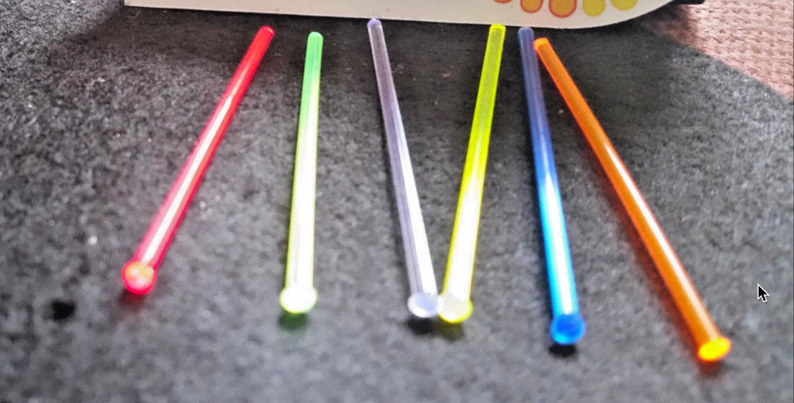 BRIGHT! Truglo Replacement Fiber Rods .060X4 @1.5"  Optic, Multiple ROYG