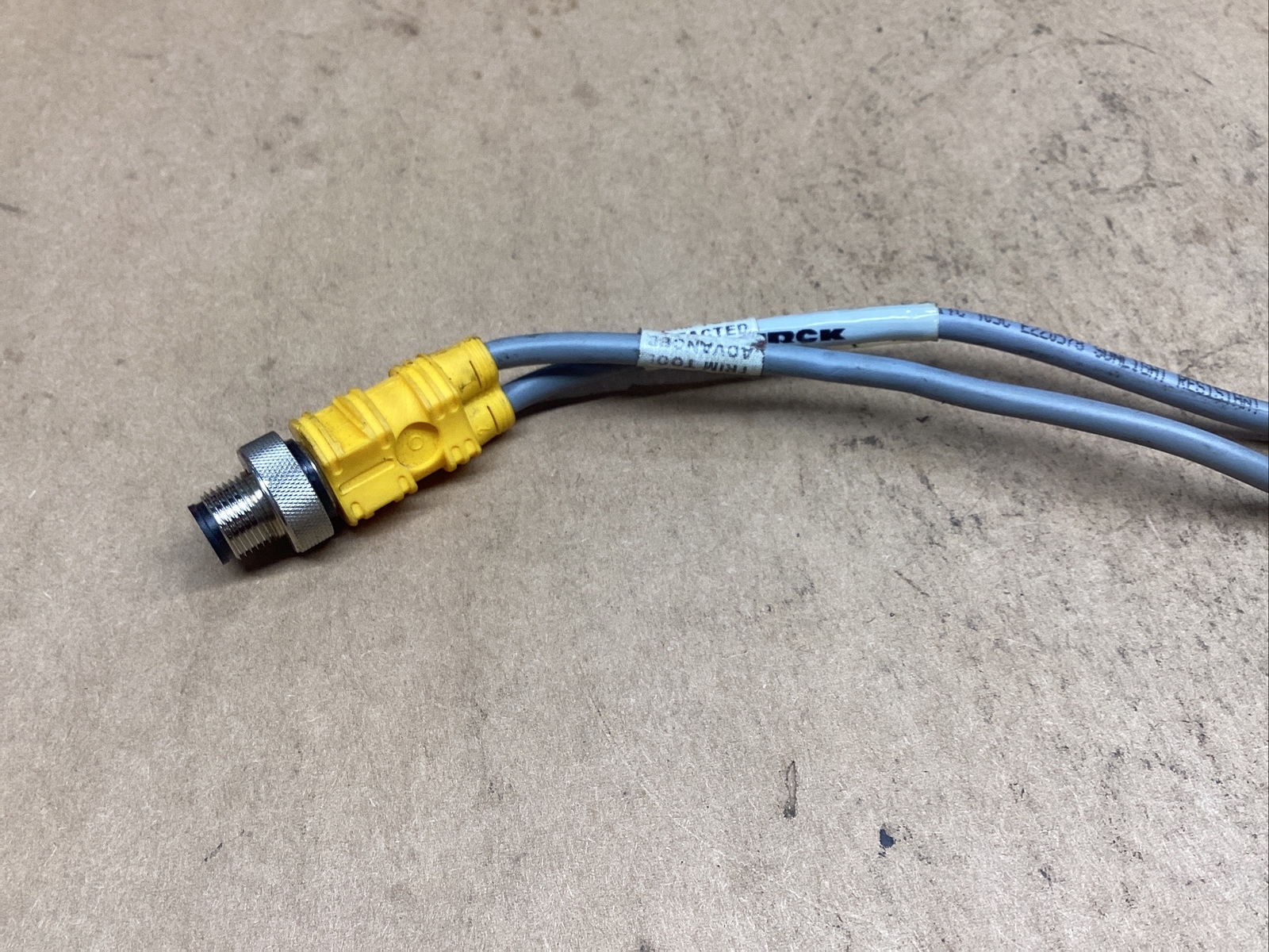 Used TURCK Cordset Split Plug Cored #831I135