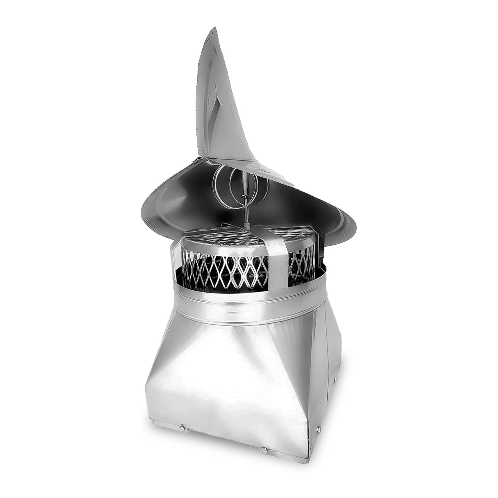 Chimcare Wind Directional Chimney Cap – Rotating, Stainless Steel, USA Made