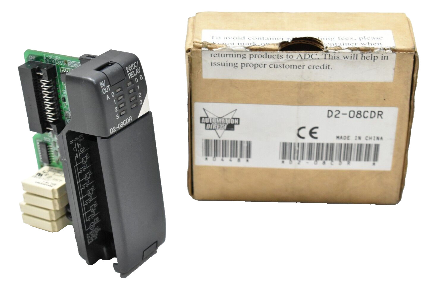 Automation Direct D2-08CDR Combo I/O Module (4 Pt 24VDC in / 4 Pt Relay Out)