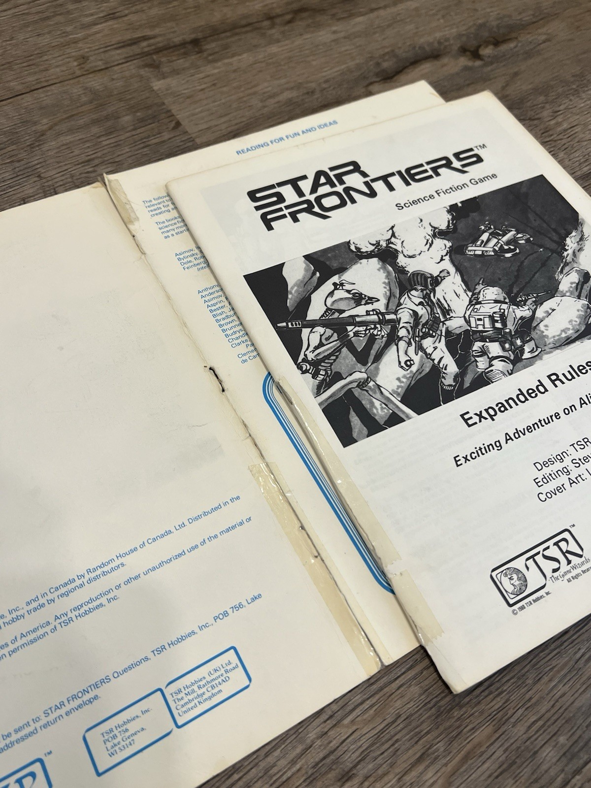 TSR Star Frontiers Alpha Dawn Expanded Game Rules Book Only 1983