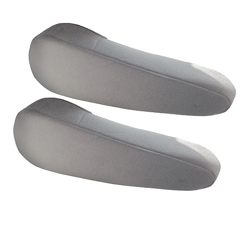 Flat Cloth Fabric Semi-Universal Fit, One Pair Gray Armrest Cover