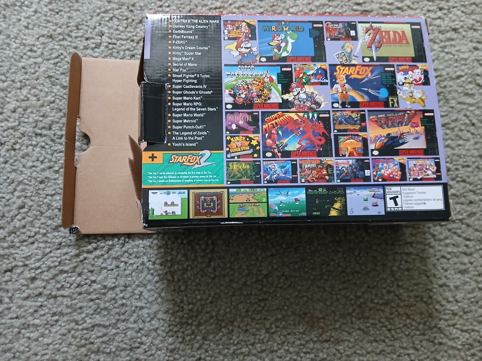 Super Nintendo SNES Classic Edition Mini Console Empty Box Only *No Console*