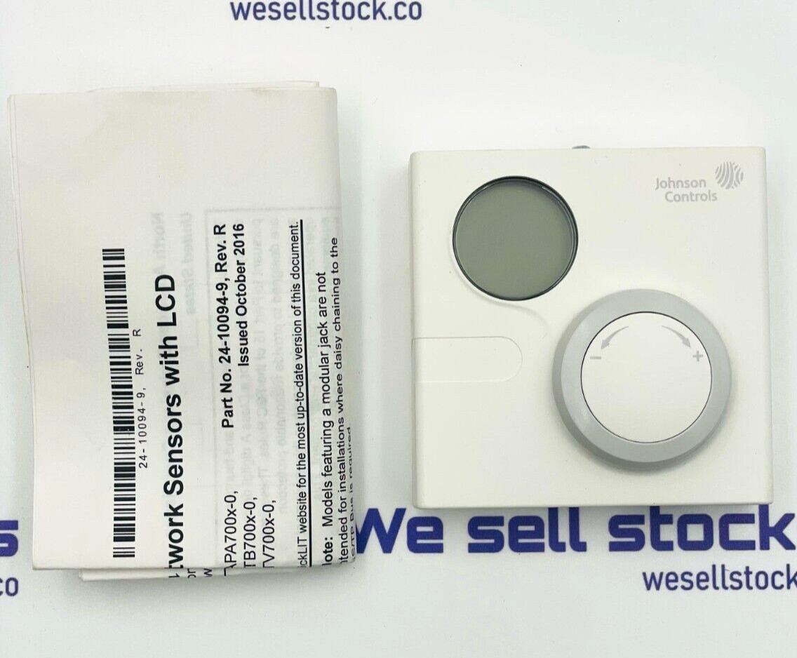 JOHNSON CONTROLS NS-ATA7001-0 LCD Network Sensor