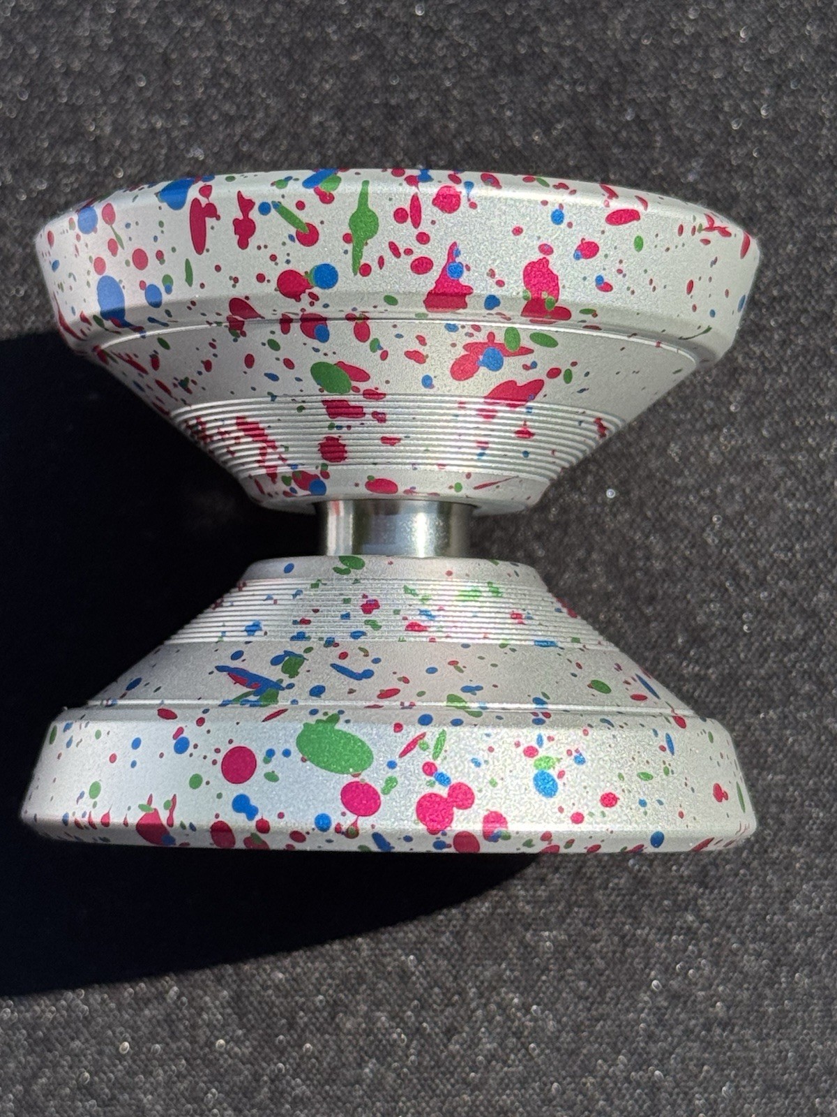 G Squared Yoyos - AL7 Evolution - Pastel Explosion Colorway - Undamaged