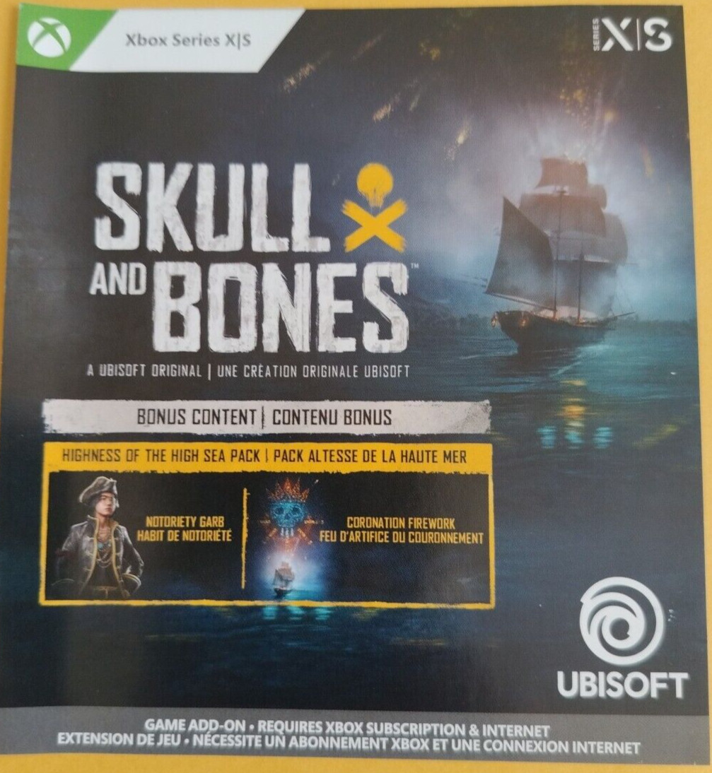 Skull And Bones Highness Of The High Sea Pack DLC XBox One  1 Series X S