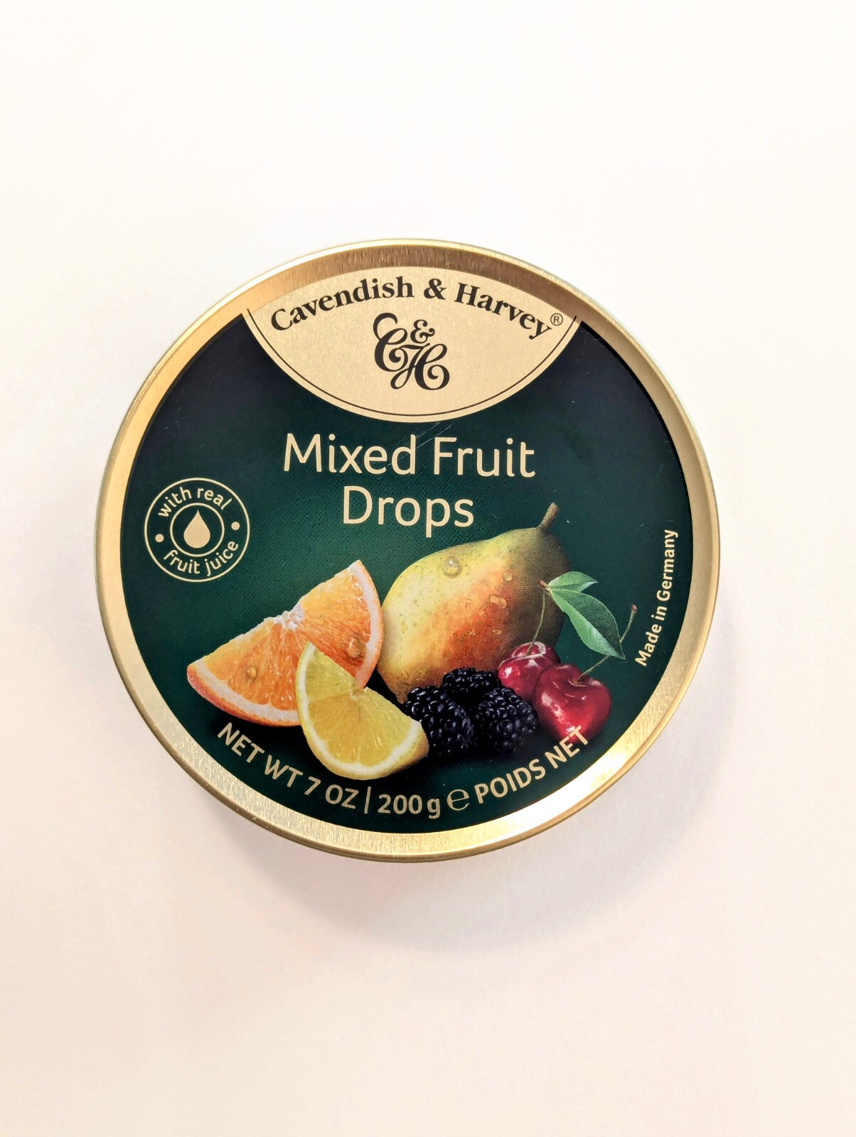 Cavendish & Harvey Hard Candy Drop Sour Cherry Wild Berry Tropical Fruit Mixed