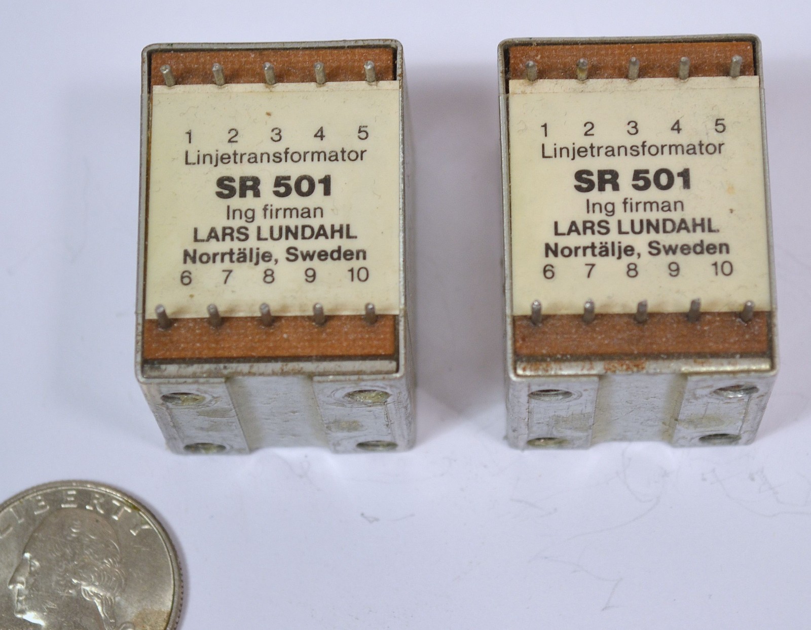 LUNDAHL 600 OHM  HIGH FIDELITY TUBE SOUND ISOLATION HIFI TUBE AMP TRANSFORMER'S