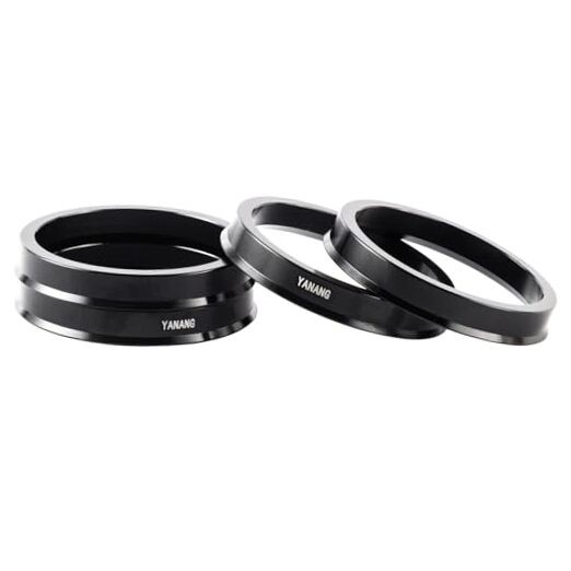 Hub Centric Rings (Pack of 4) Aluminium Alloy Wheel Center 77.8 to 108 Black