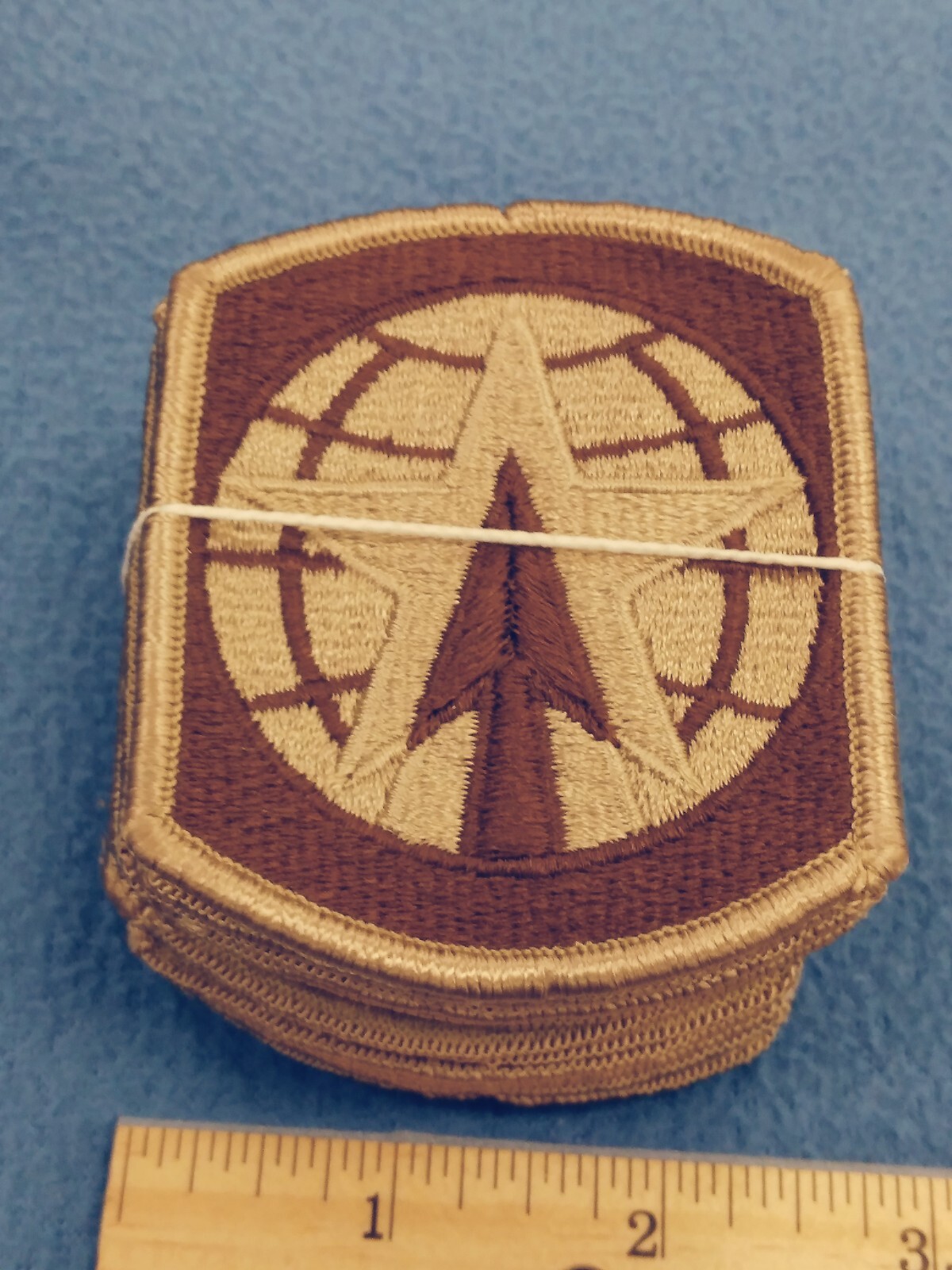 BUNDLE OF 20 - DESERT 16th MILITARY POLICE PATCHES - NEW