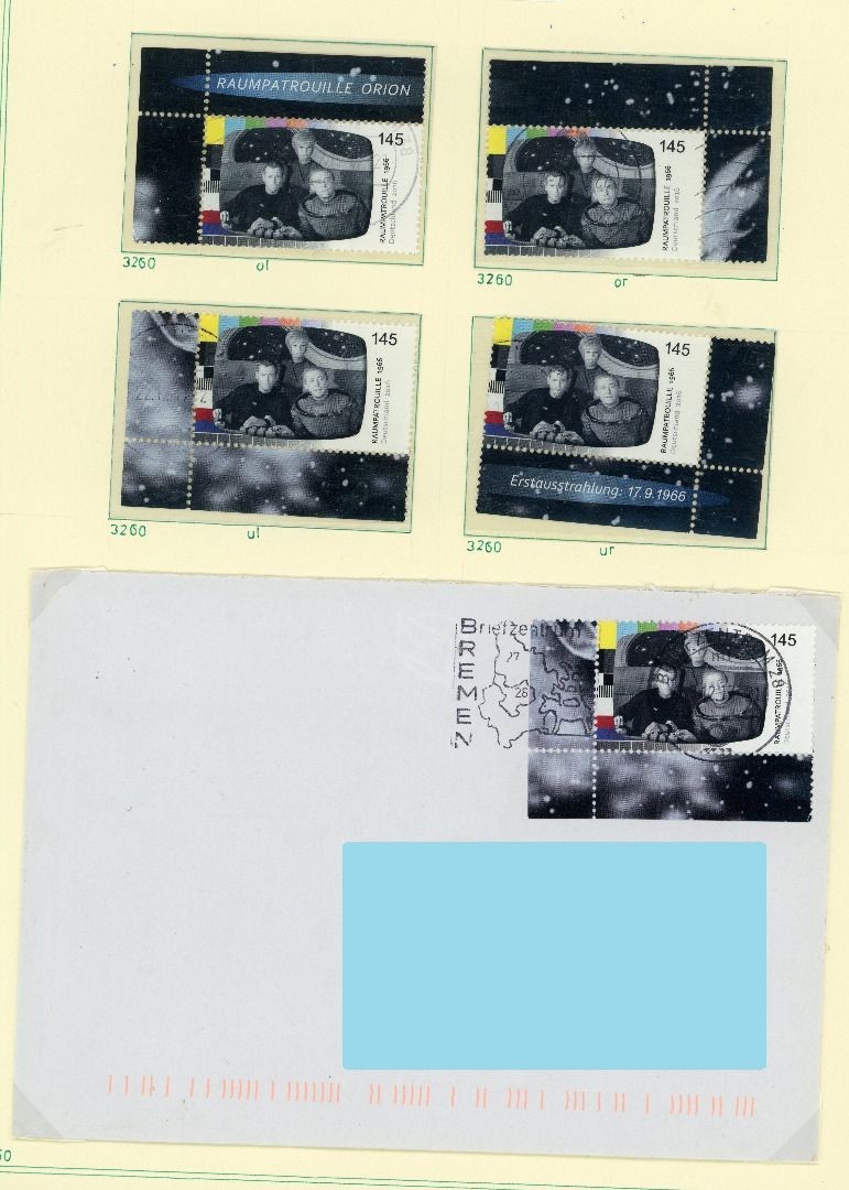 Federal Republic of Germany Michel number 3260 - corners stamped