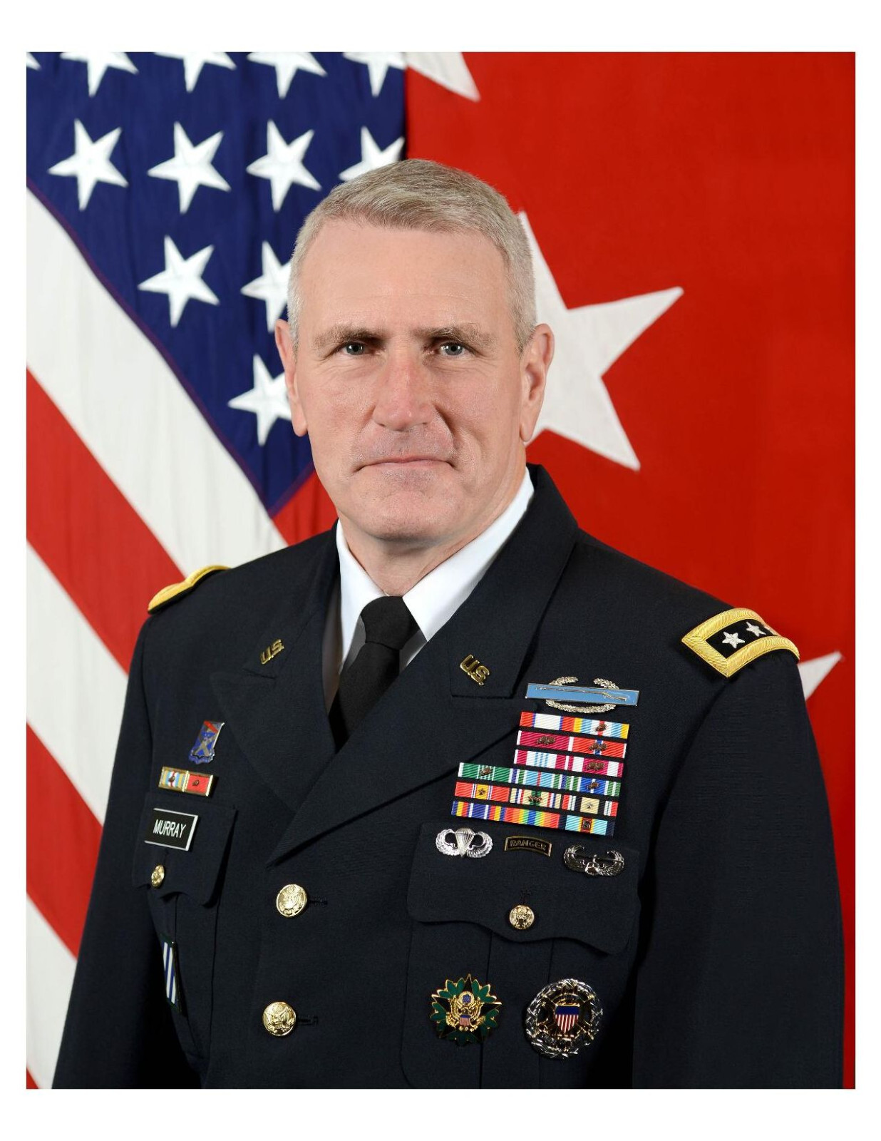 United States Army General John M. Murray 8x10 Portrait Photo On 8.5" x 11"