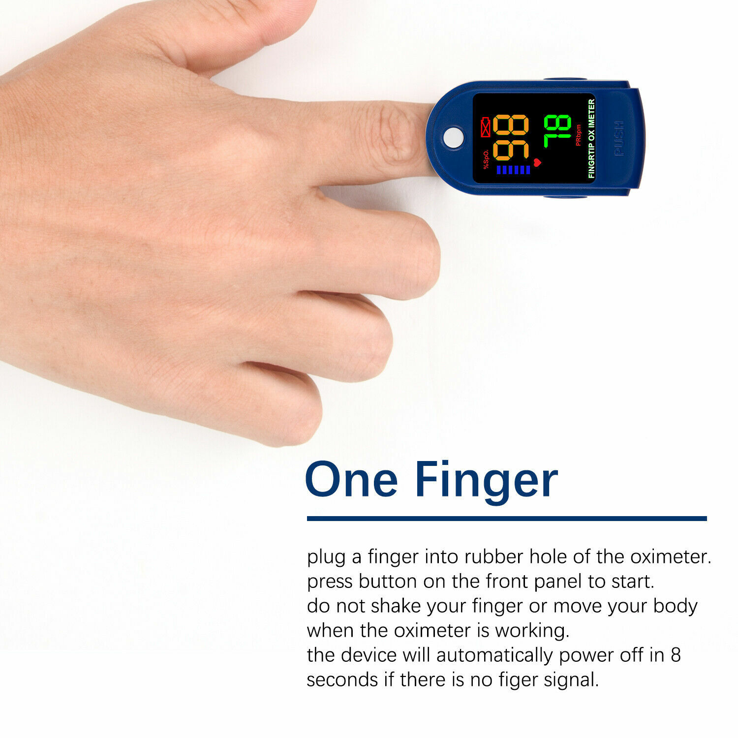 NEW Pulse Oximeter without Probe SPO2 PR Blood Oxygen Monitor USA STOCK