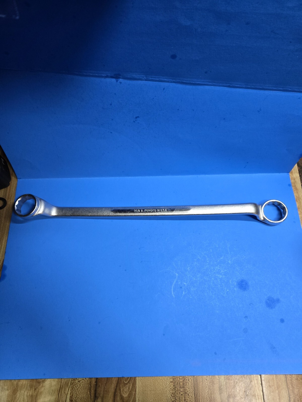 Indestro Wrench Model 759A Double Boxed End Offset Wrench 1-3/8" 1-5/16"