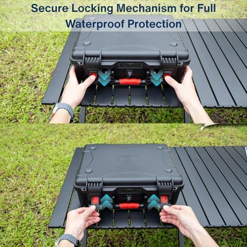 IP67 Waterproof Storage Case for Starlink Mini with Waterproof DC Female